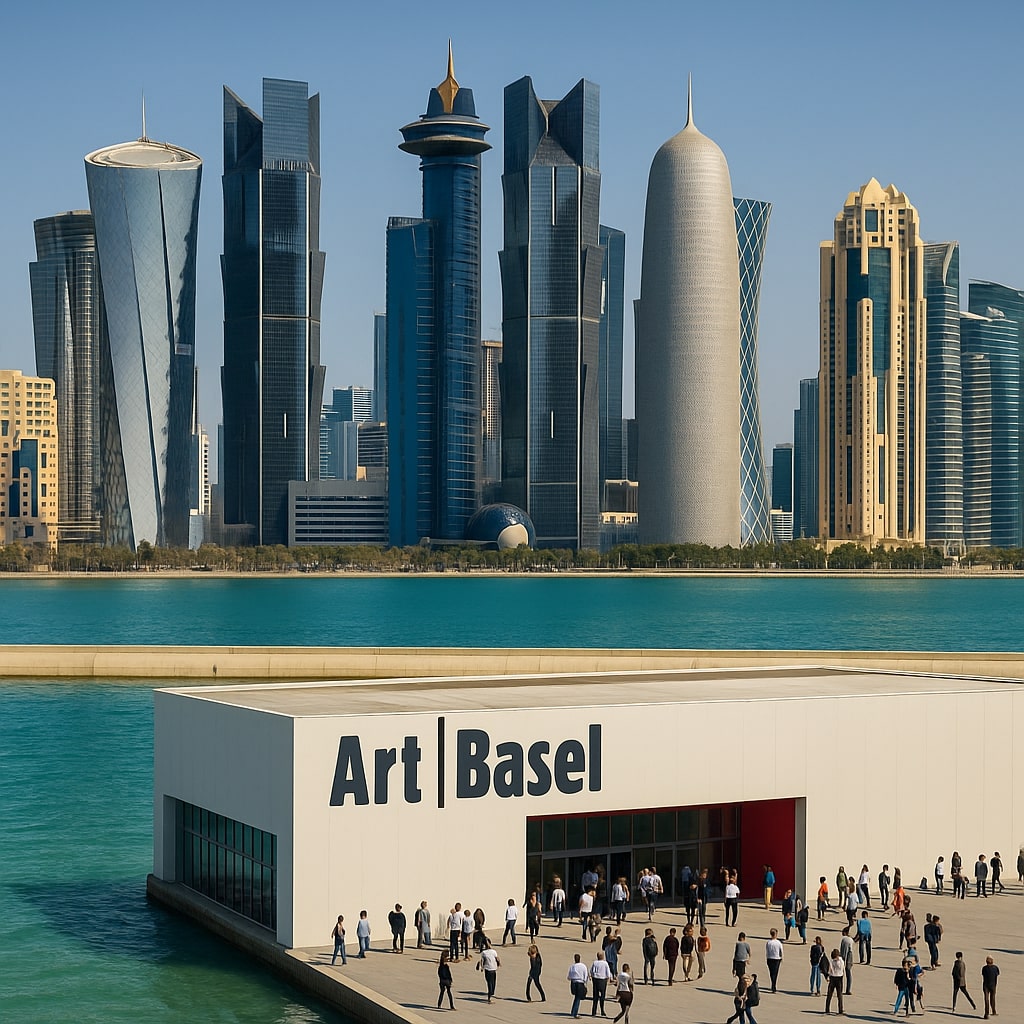 Art basel Doha Qatar by the Art Fair guy